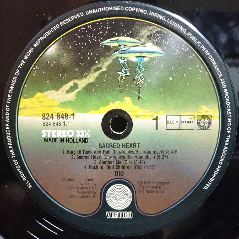 Dio / Sacred Heart (LP)