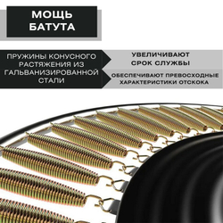 Батут perfetto sport premium moving 6 ft диаметр 1,8 м зелёный