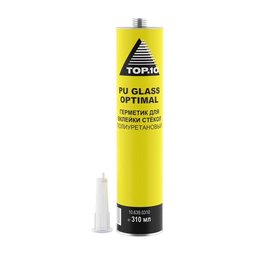 Герметик для вклейки стёкол полиуретановый TOP.10 PU GLASS OPTIMAL (310 мл)
