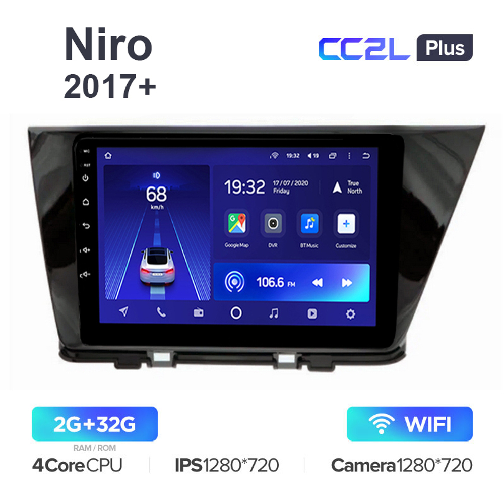 Teyes CC2L Plus 9" для Kia Niro 2017+