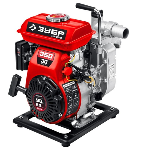 Мотопомпа бензиновая Зубр МП-350