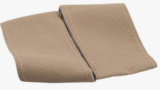 Оплетка на руль на шнурке Coolpart MAXIMAL 641BG-BG нат.кожа, нить, перфорация, игла бежевый/бежевый