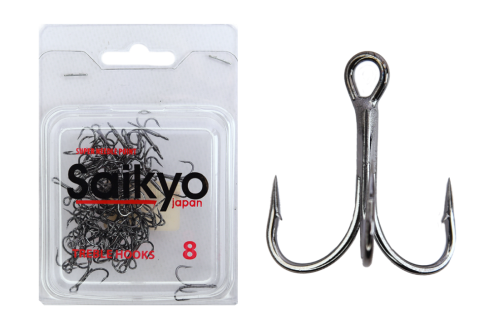 Крючки Saikyo тройн.1130 BN №08 (50шт)