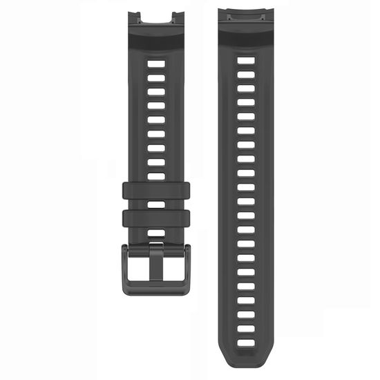 Ремешок для Garmin Instinct 3(45) силиконовый ширина 22 мм оригинальное крепление (Графитовый)
