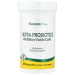 NaturesPlus, ультрапробиотики, 30 капсул
