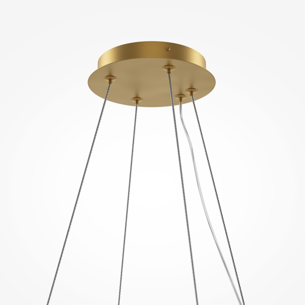 Подвесная светодиодная люстра Maytoni Trove MOD486PL-L38BSK