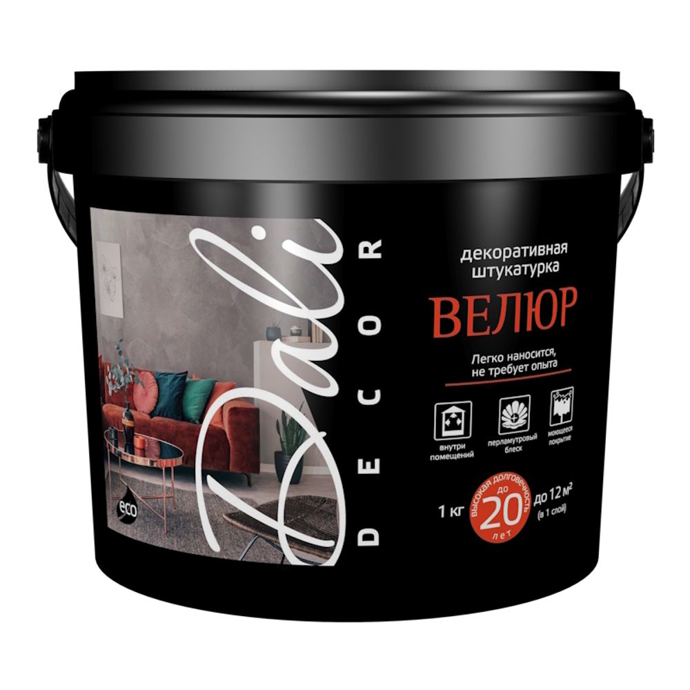 Декор.покрытие DALI Decor Велюр  1кг (Рогнеда) * НОВИНКА