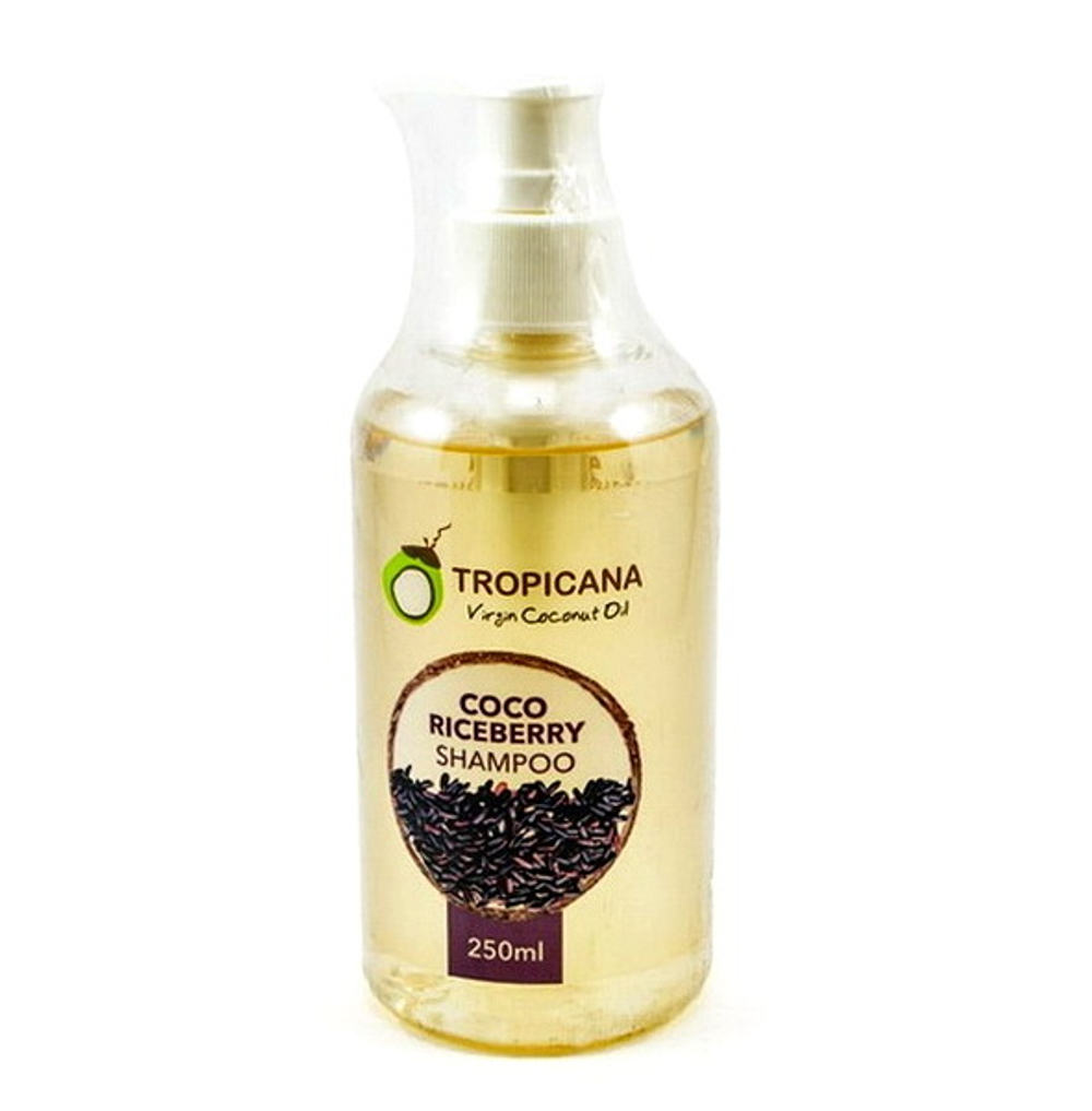 Шампунь с экстрактом бурого риса и кокосовым маслом Tropicana, 250 мл