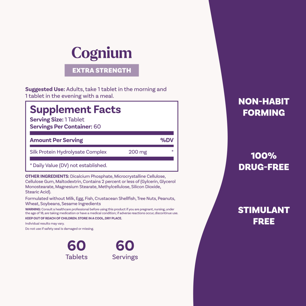 Natrol, Cognium®, память, 200 мг, 60 таблеток