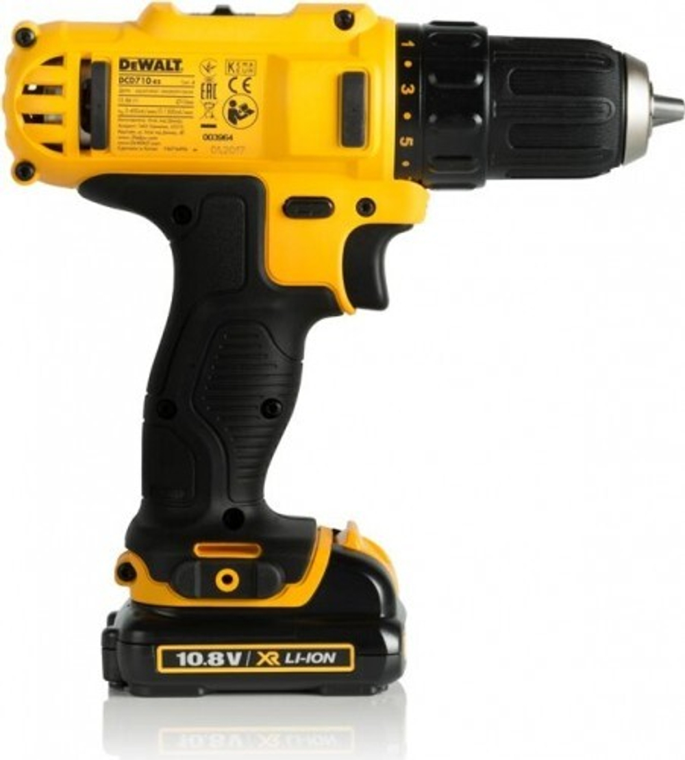 Аккумуляторный шуруповерт DeWALT DCD 710 C2 DCD710C2-KS