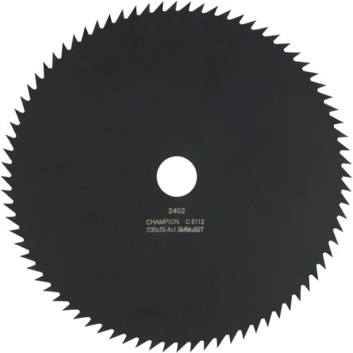 Нож CHAMPION для триммера 80 зубчатый d=230*25.4mm  остроугольные зубцы   C5112