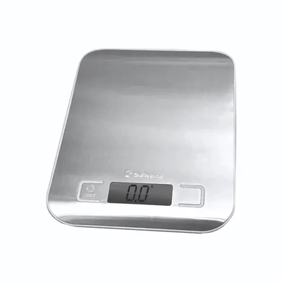 Весы кухон SA-6060SG 5кг элек нерж/серый