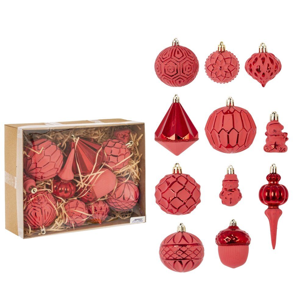 GAEM Набор из 12шт Украшение новогоднее "Шар", L22 W7 H17 см