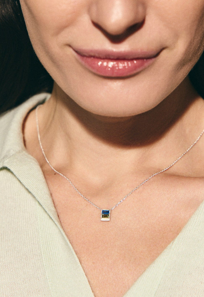 Колье из серебра "Горные просторы"