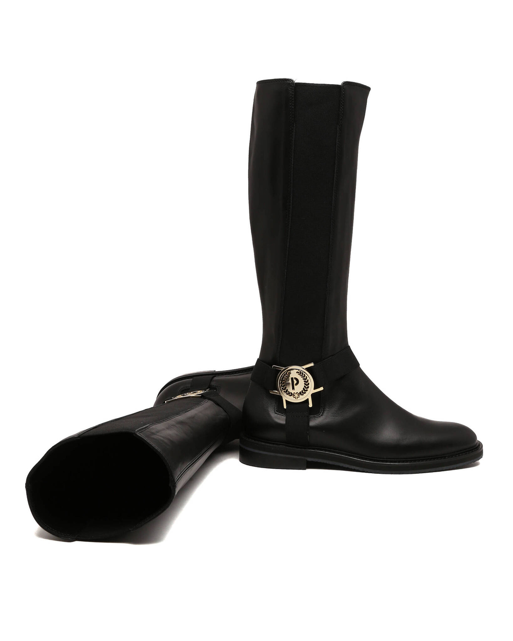 Кожаные офицерские сапоги Pollini - черный(SA26073G1FTC0)