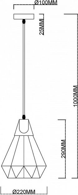 Подвесной светильник MyFar Brigitte MR1405-1P