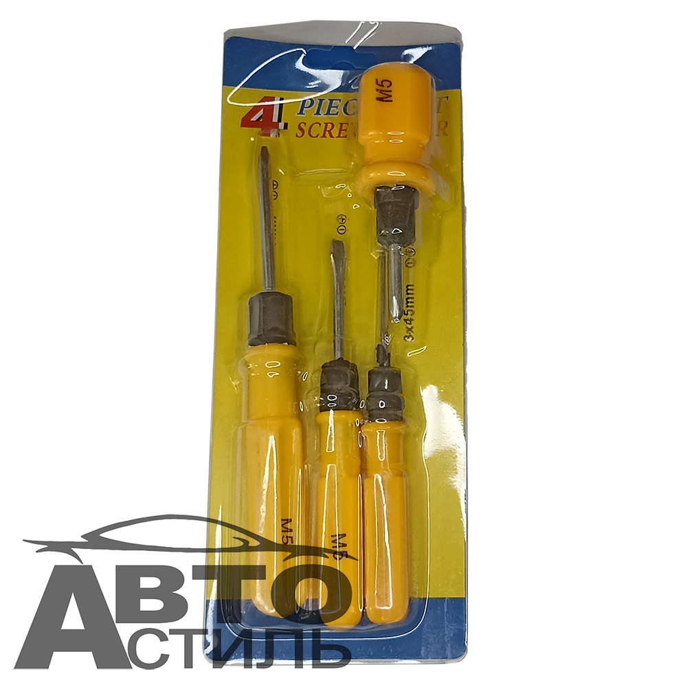 Набор отверток   4пр (2в1) блистер М5   55041