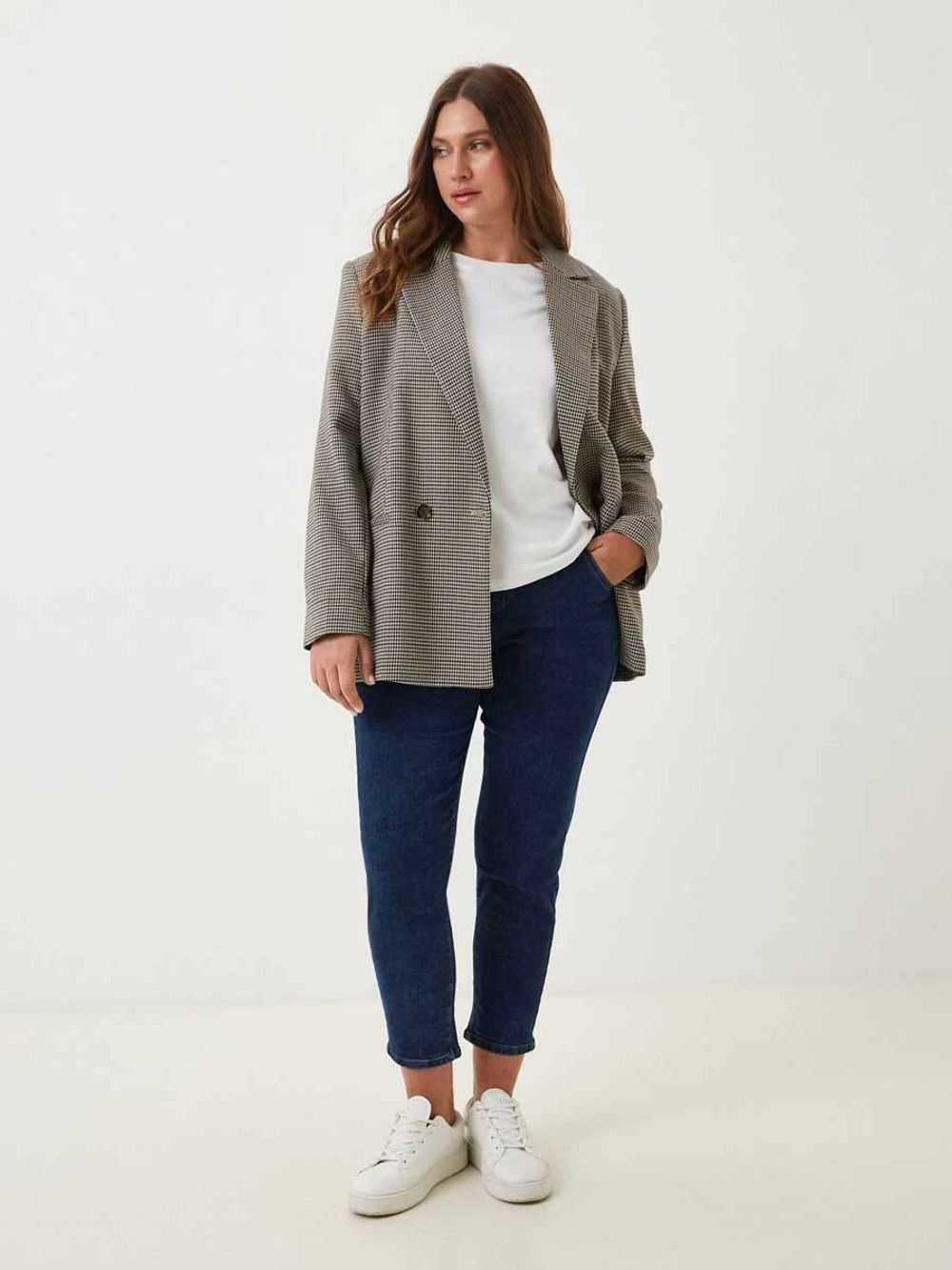 Джинсы утепленные больших размеров