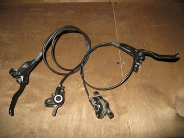 Комплект тормозов перед зад shimano 355 + роторы