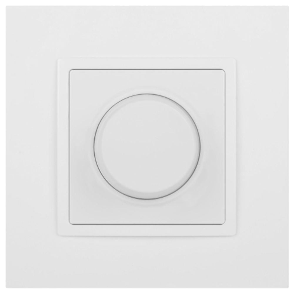 Светорегулятор ЭРА Elegance 14-4101-01М поворотно-нажимной, 400ВА 230В, белый матовый
