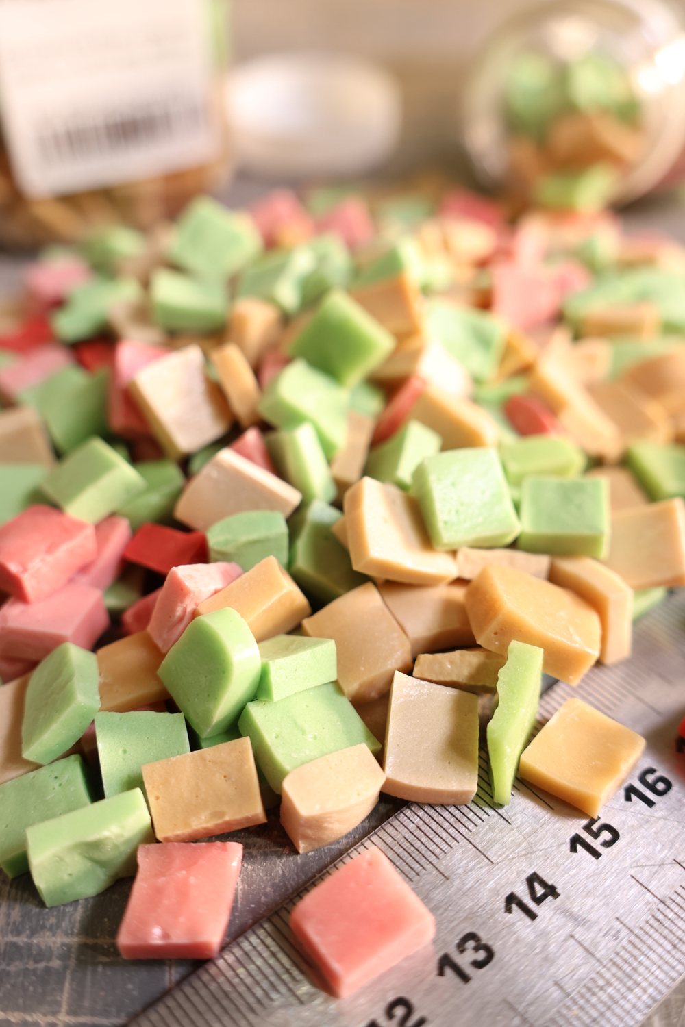 G4-Cherry10 Микс колотой смальты 10х10 мм, 400 гр