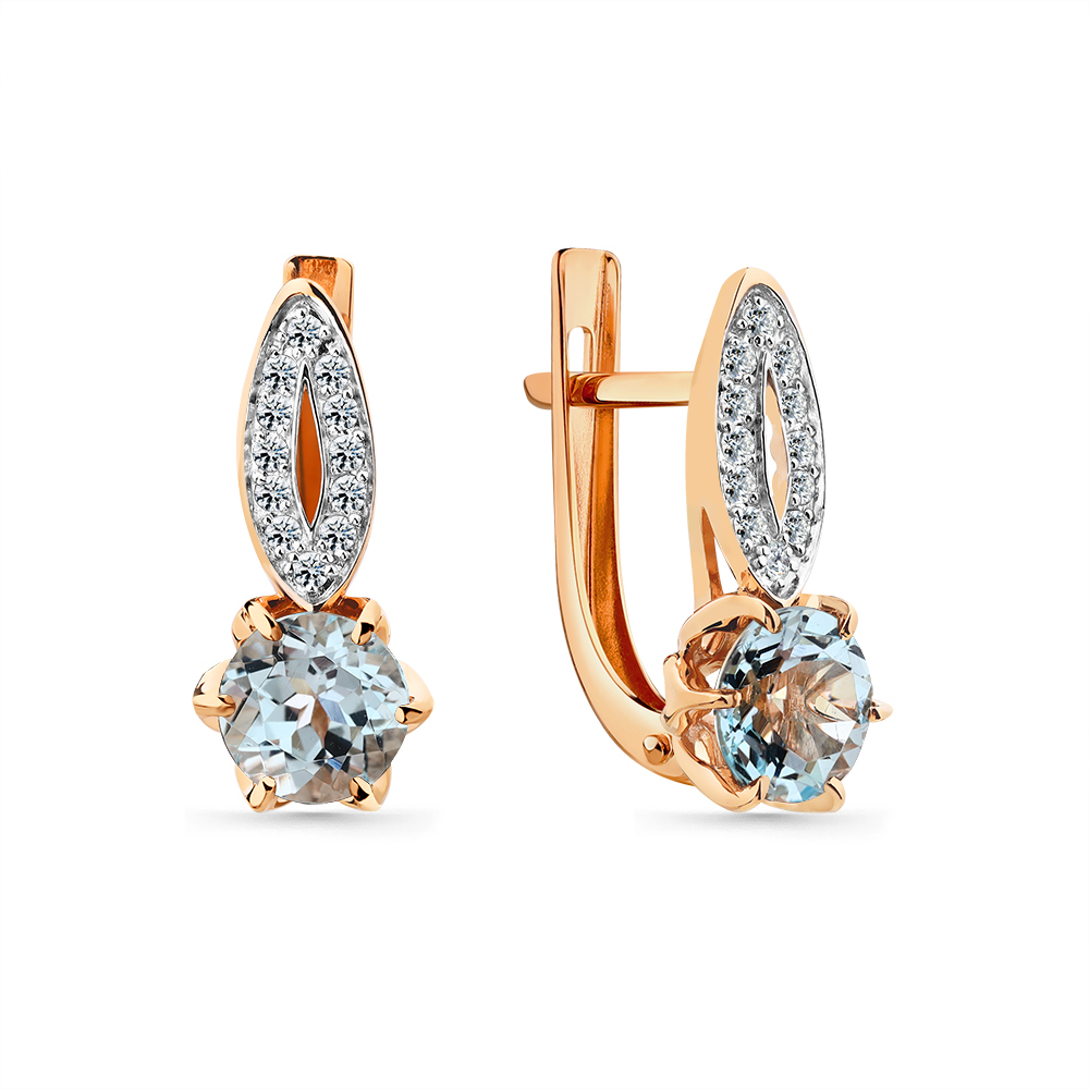 Серьги из золота 585 пробы