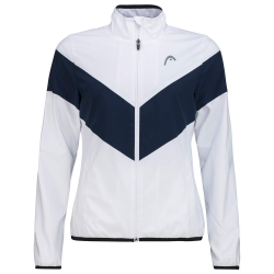 Детская теннисная куртка Head Club 22 Jacket G - white/dark blue