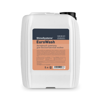 Shine Systems EuroWash - активный шампунь для бесконтактной мойки, 5 л