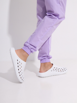 Сабо женские белые