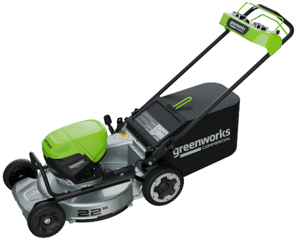 Газонокосилка аккумуляторная Greenworks LM221S Арт. 2519407, OPTIMUSTM, 82V, 56см, самоходная, бесщеточная, без АКБ и ЗУ