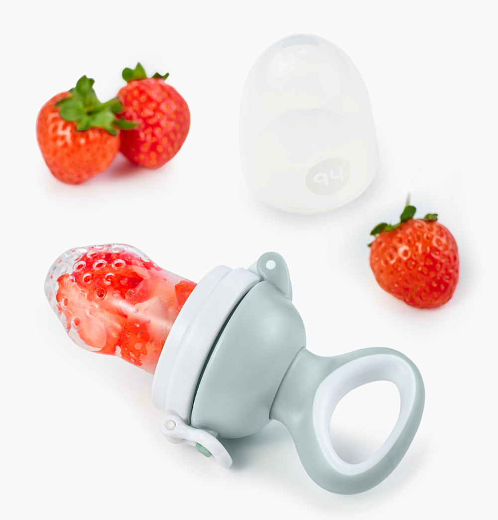 Ниблер Happy Baby Nibbler с силиконовой сеточкой 15053 blue