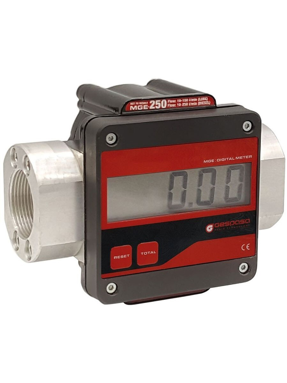 MGE-250 · 1 1/2" - Электронный шестеренчатый счетчик