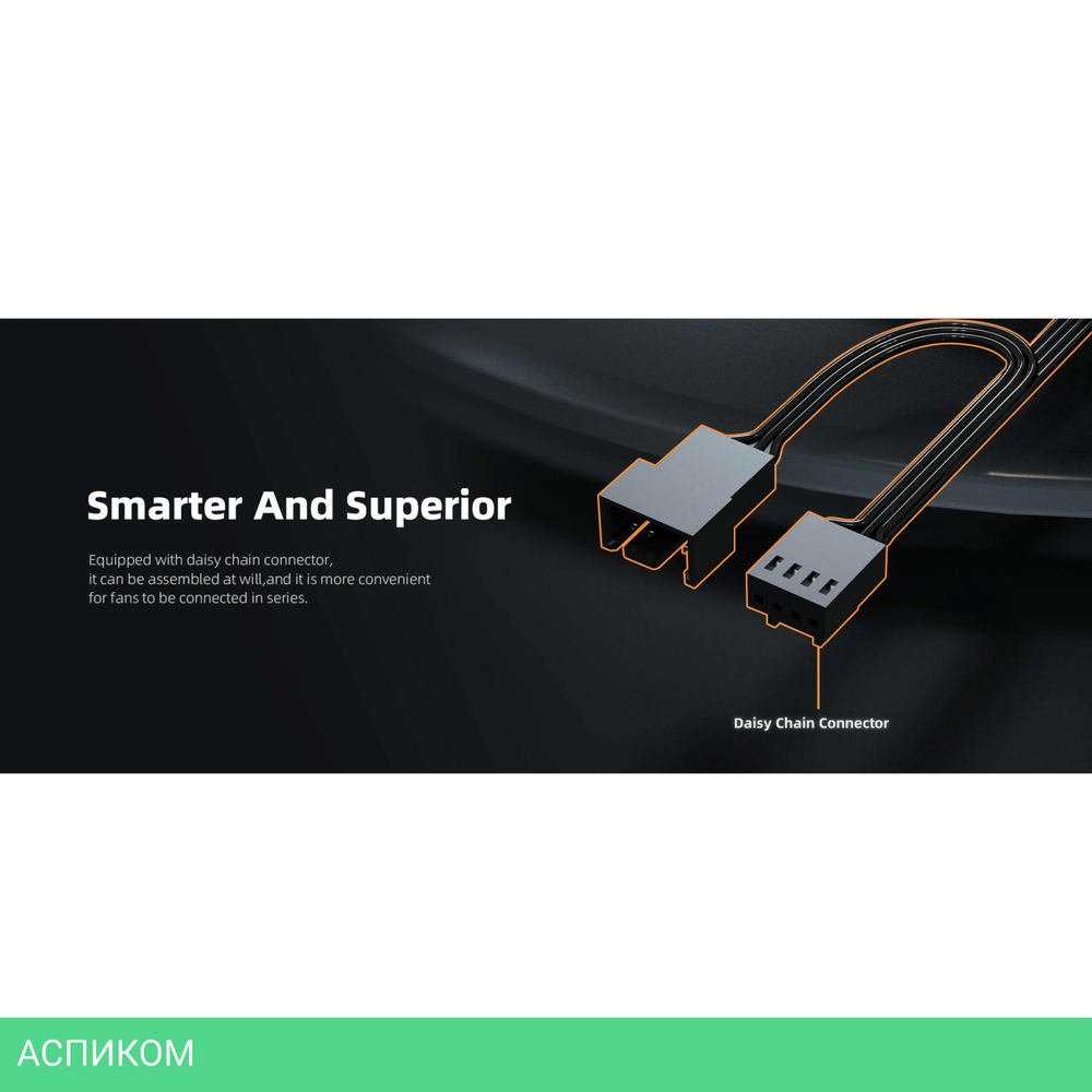 Комплект вентиляторов для корпуса ID-Cooling AS-120-K TRIO