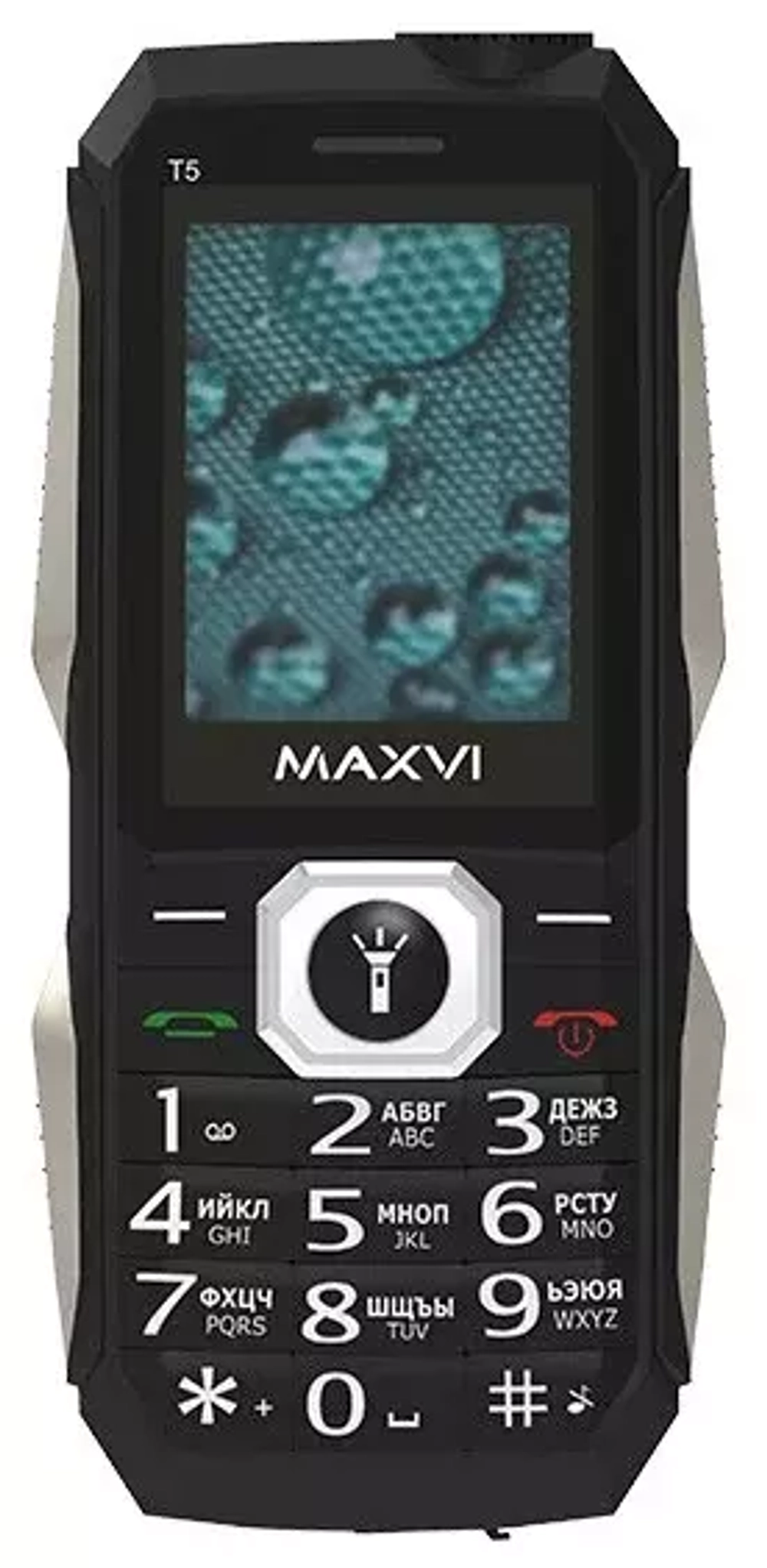 Сотовый телефон Maxvi T5 Black (без камеры)