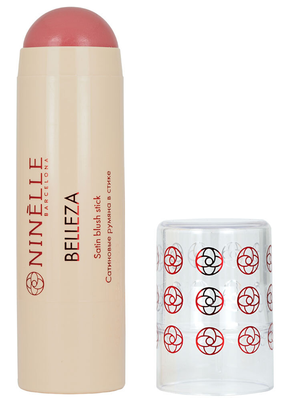 Ninelle Румяна для лица Belleza, сатиновые, в стике, тон №423, Нежный розовый, 6 гр