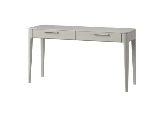 Консоль Type oak 2 ящика ширина 140 см (серо-бежевый)
