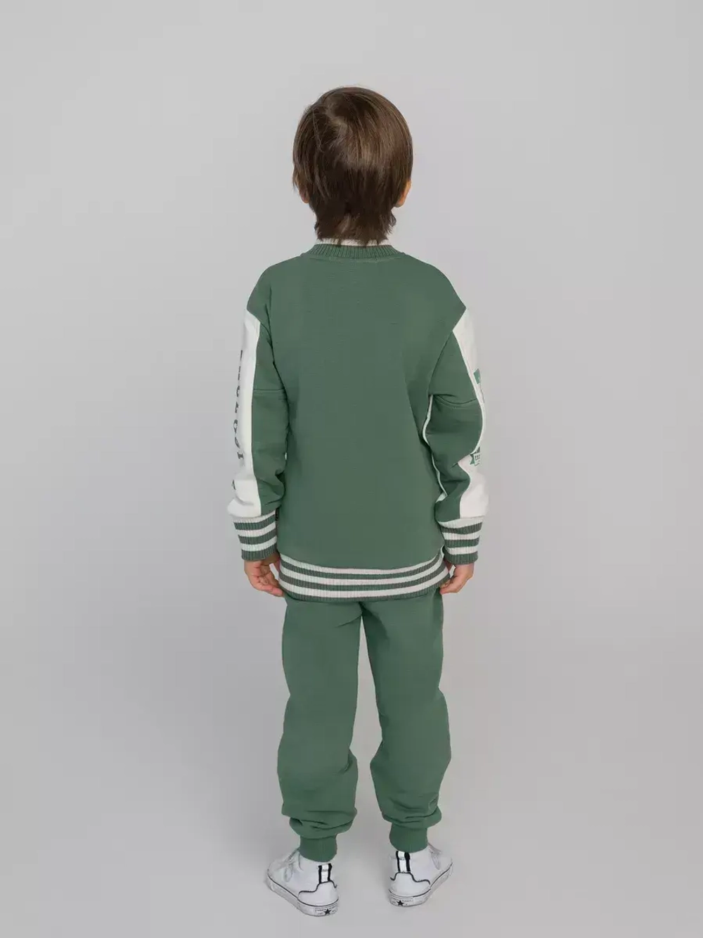 Костюм для мальчика в школу спортивный, бомбер и брюки