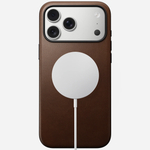 Кожаный чехол Nomad Modern Leather Case для iPhone 17 Pro Max коричневый