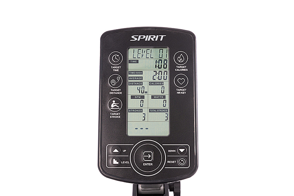 Гребной тренажер SPIRIT FITNESS CRW800H2O