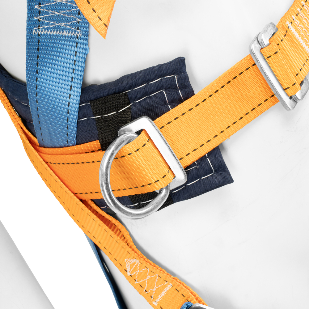 Удерживающе-страховочная привязь, модель УСП II, наплечные и набедренные лямки, высокий кушак Сибртех