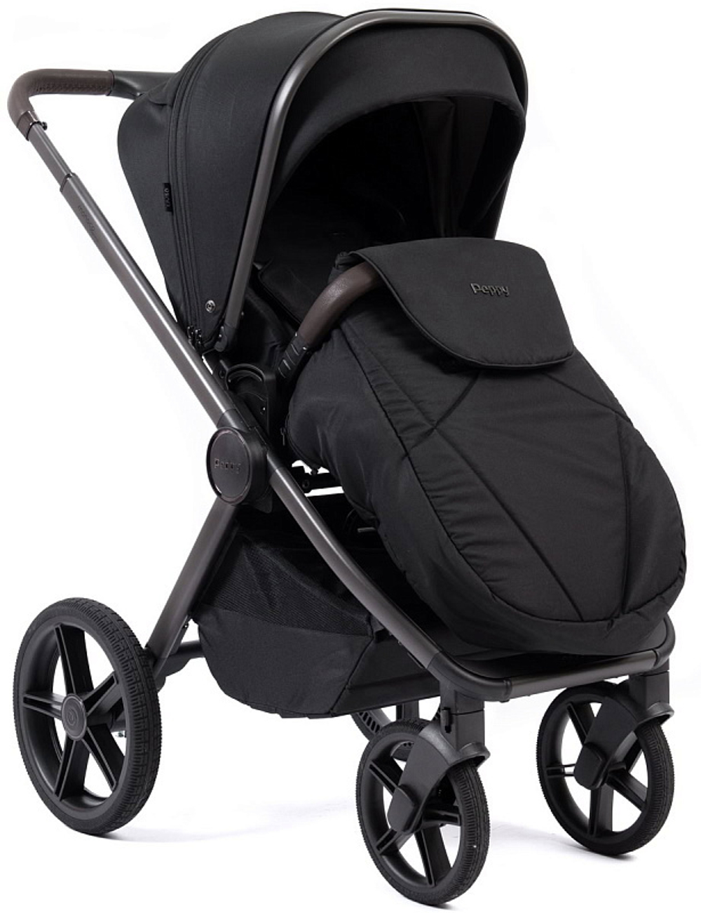 Детская коляска Peppy Monaco Thermo 3 в 1 с автокреслом Verona Black