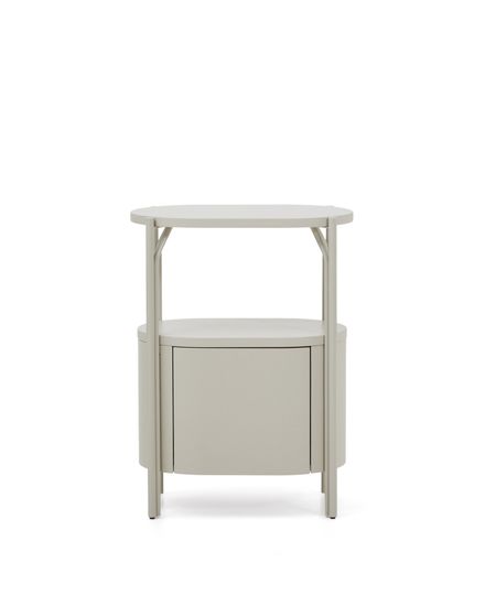 Тумба для ванной Arely из стали и белого лака 60 x 40 см