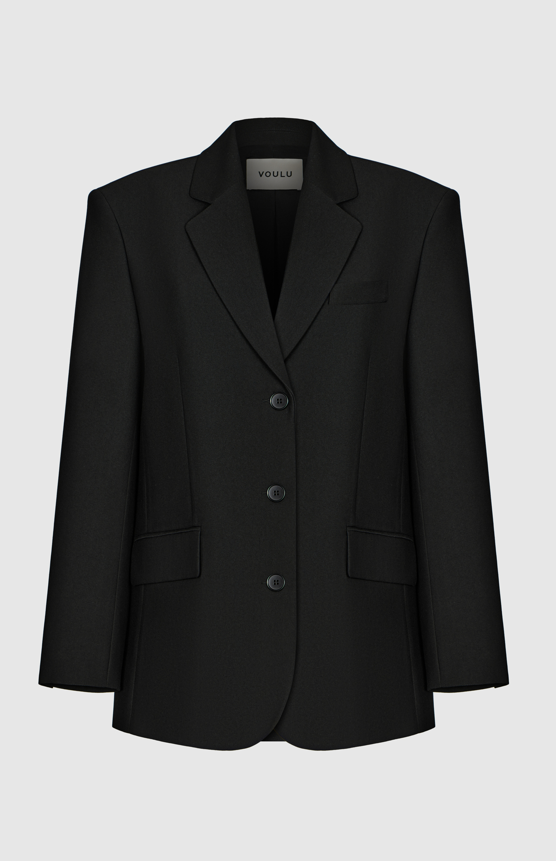 Пиджак базовый черный