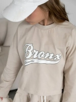 Осенний костюм для девочки, лонгслив и шорты