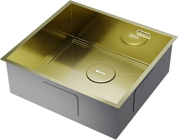 Кухонная мойка OMOIKIRI Kasen 48-26-INT-LG нерж.сталь/светлое золото(арт.4997057)