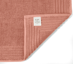 Коврик для ванной 50x90 Blanc des Vosges Uni Hibiscus hibiscus розовый