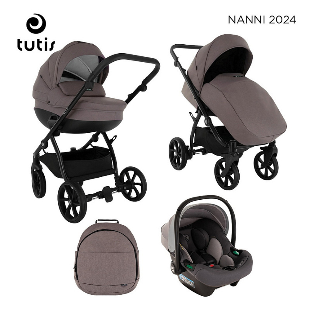 Детская коляска Tutis Nanni 7 3 в 1 1533052 Pewter