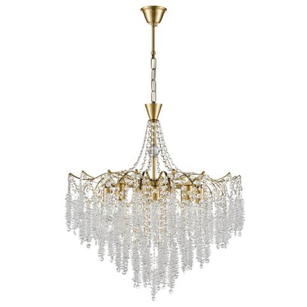 8243/8 CLASSI LN25 22 латунь металл/хрусталь Люстра подвесная E14 8*40W 220V KRISTINA