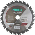 Диск пильный NIREX Expert 165*20/16*24 по дереву NSB4012