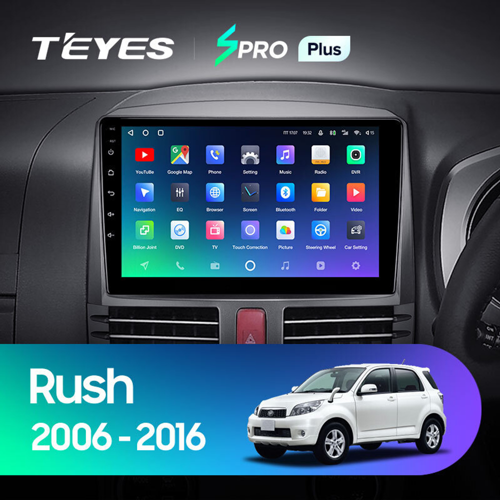 Teyes SPRO Plus 9" для Toyota Rush 2006-2016 (прав)